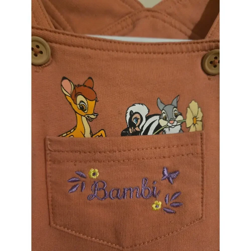 Disney Bambi Floral Infant Ruffle Overalls - BoxLunch Exclusive 12 Months